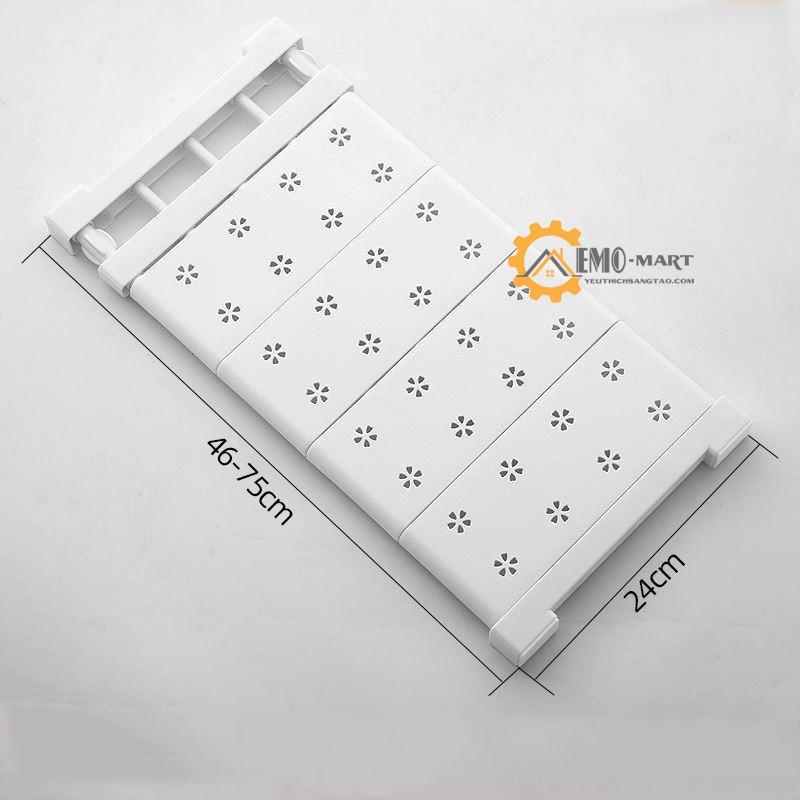 Tấm chia ngăn tủ ️Không cần khoan bắt vít - Thép chống rỉ sơn tĩnh điện - Mặt nhựa ABS cao cấp