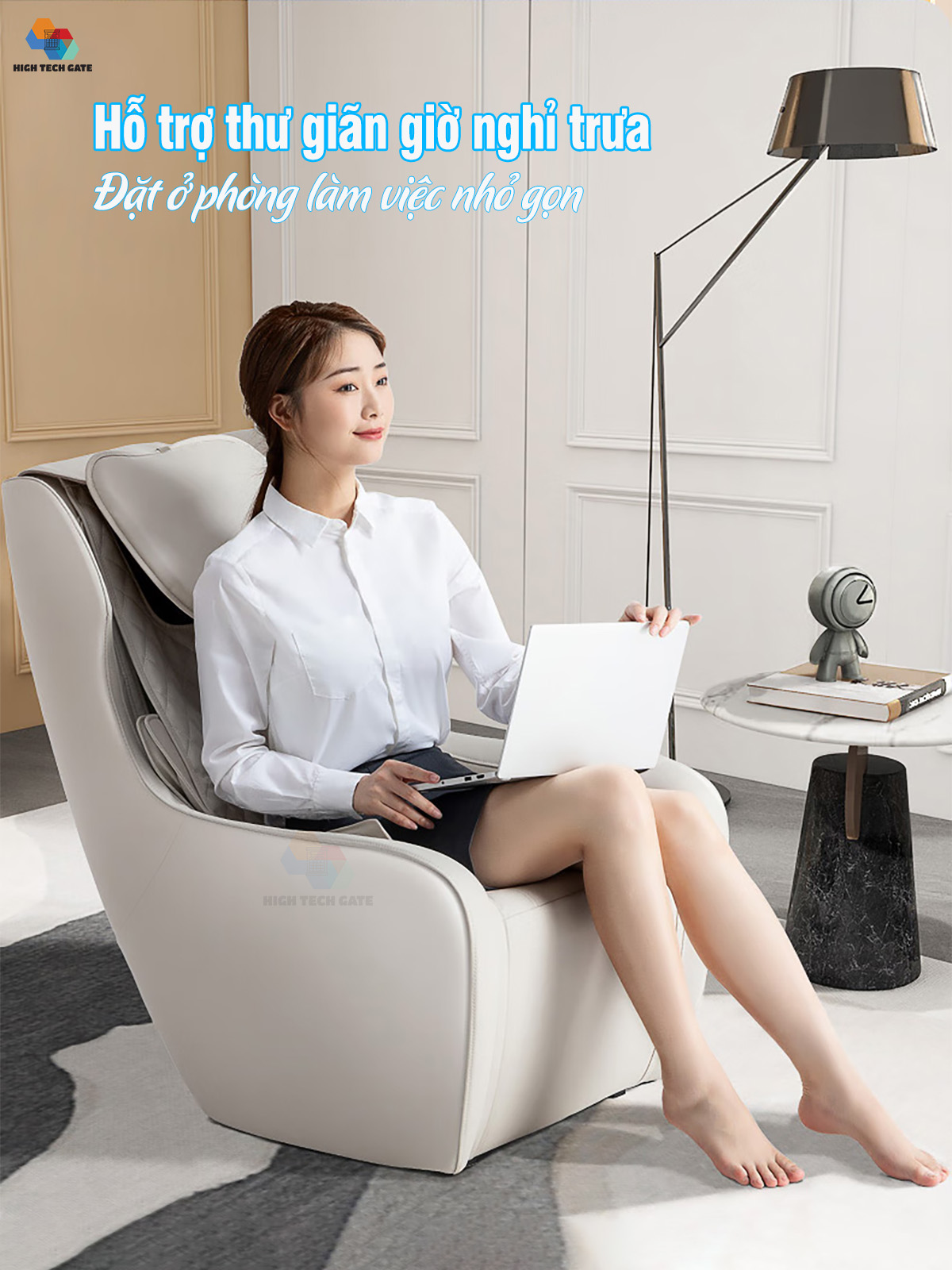 Ghế sofa massage mini 988-M1 nhỏ gọn, tiện ích thông minh cho gia đình nhỏ, văn phòng công sở, phòng ngủ cá nhân, hàng nhập khẩu