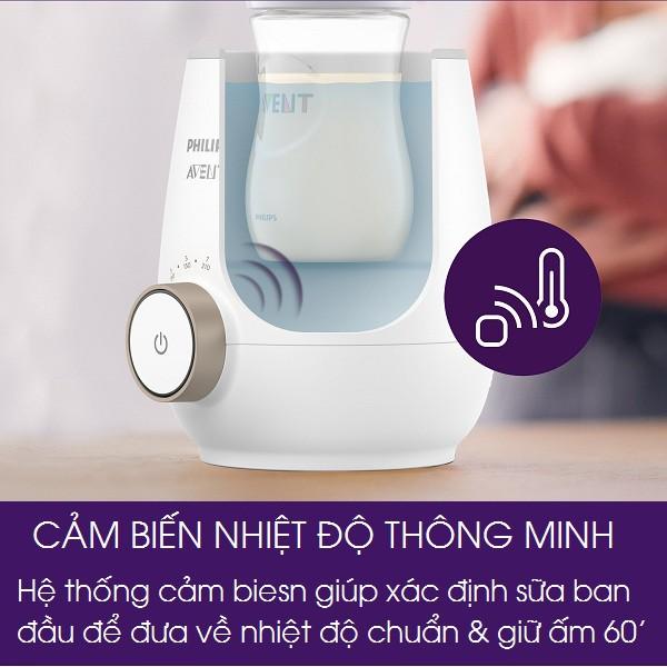 MÁY HÂM SỮA VÀ THỨC ĂN  SUNSHINE  PHILIPS AVENT SCF358/00 (Hâm sữa nhanh))