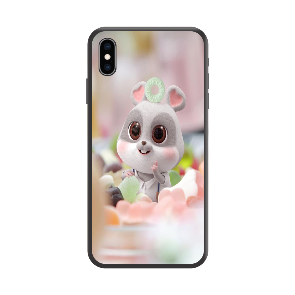 Ốp lưng TPU viền dẻo cho điện thoại IPHONE XS MAX Hình Chuột Tết 2020 Mẫu 07