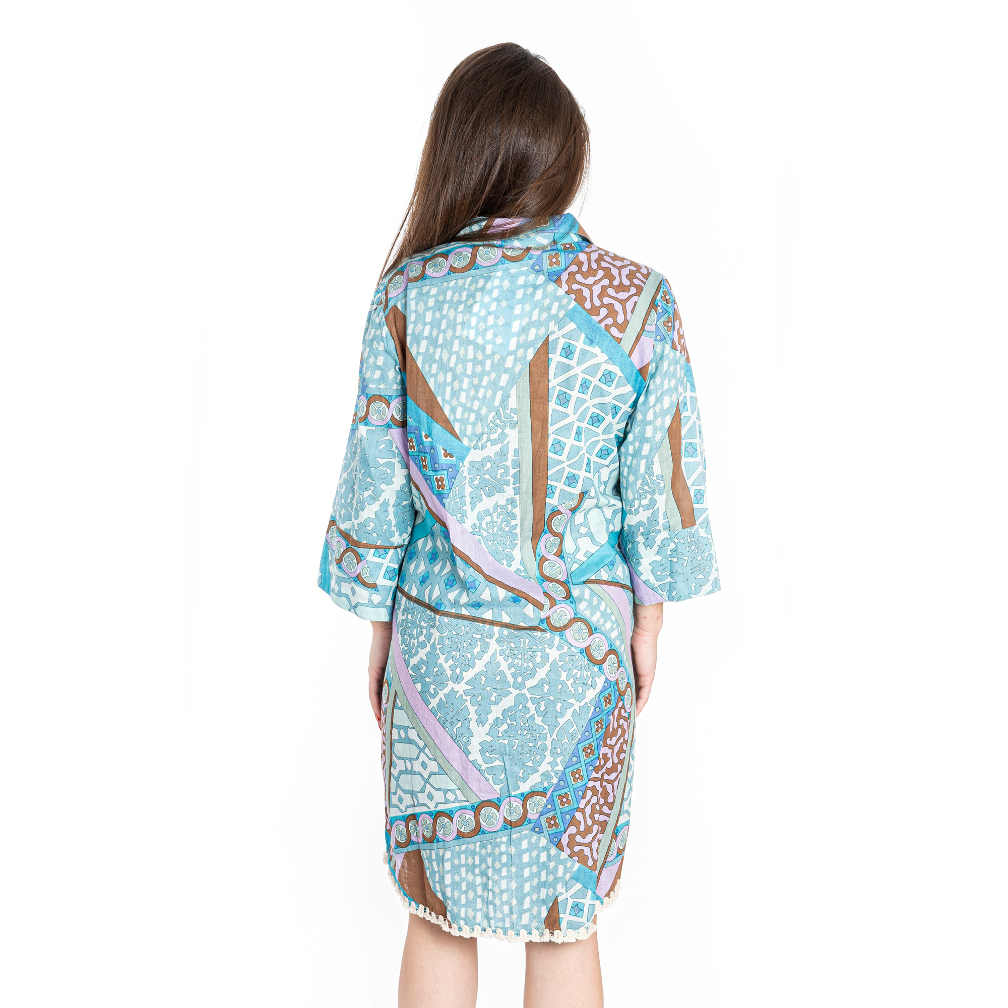 Đầm Sơ Mi Cotton Isla Bonita IB23369-BU