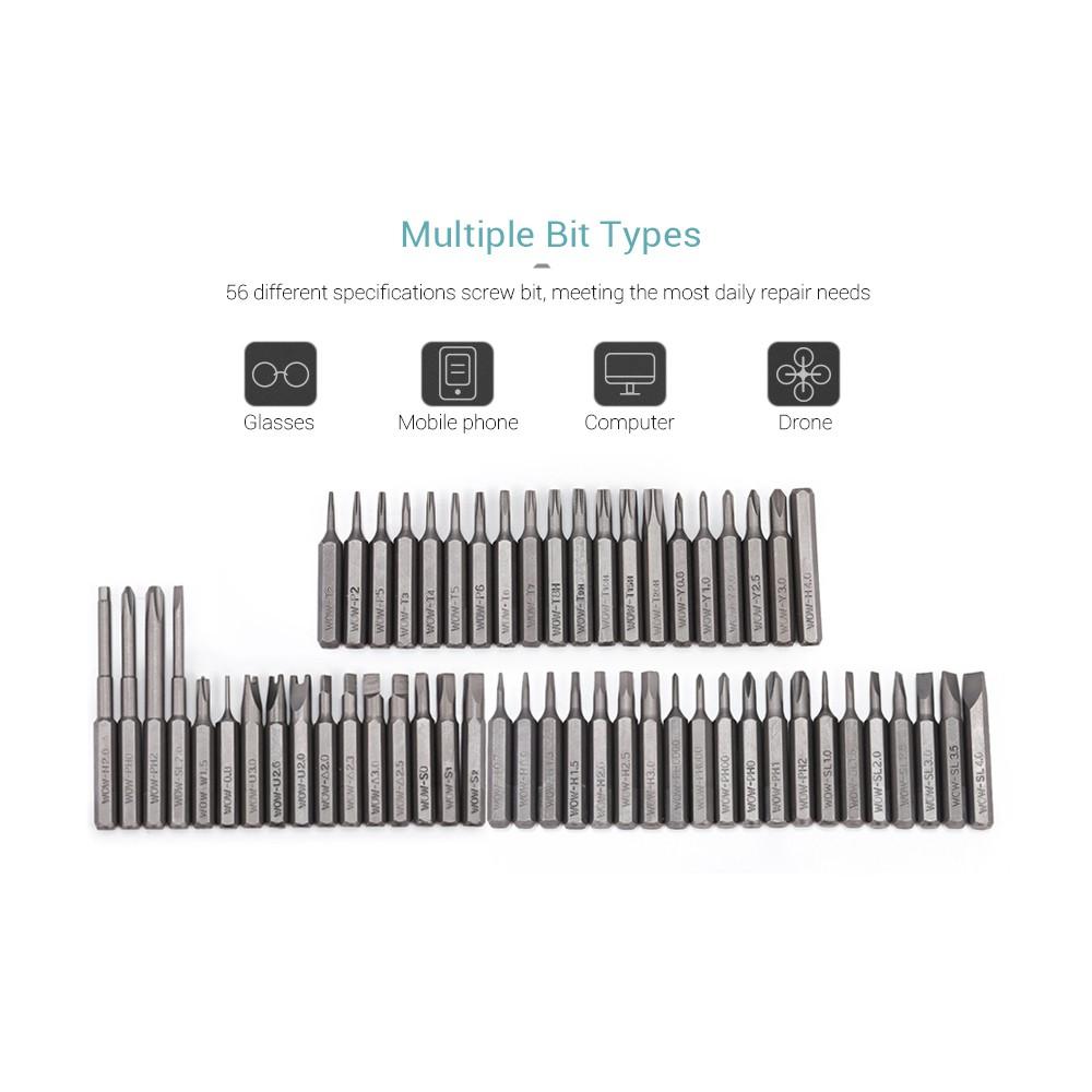 Set tua vít điện Xiaomi X1/X2/X3 tự chọn 4mm bằng thép S2 đa năng