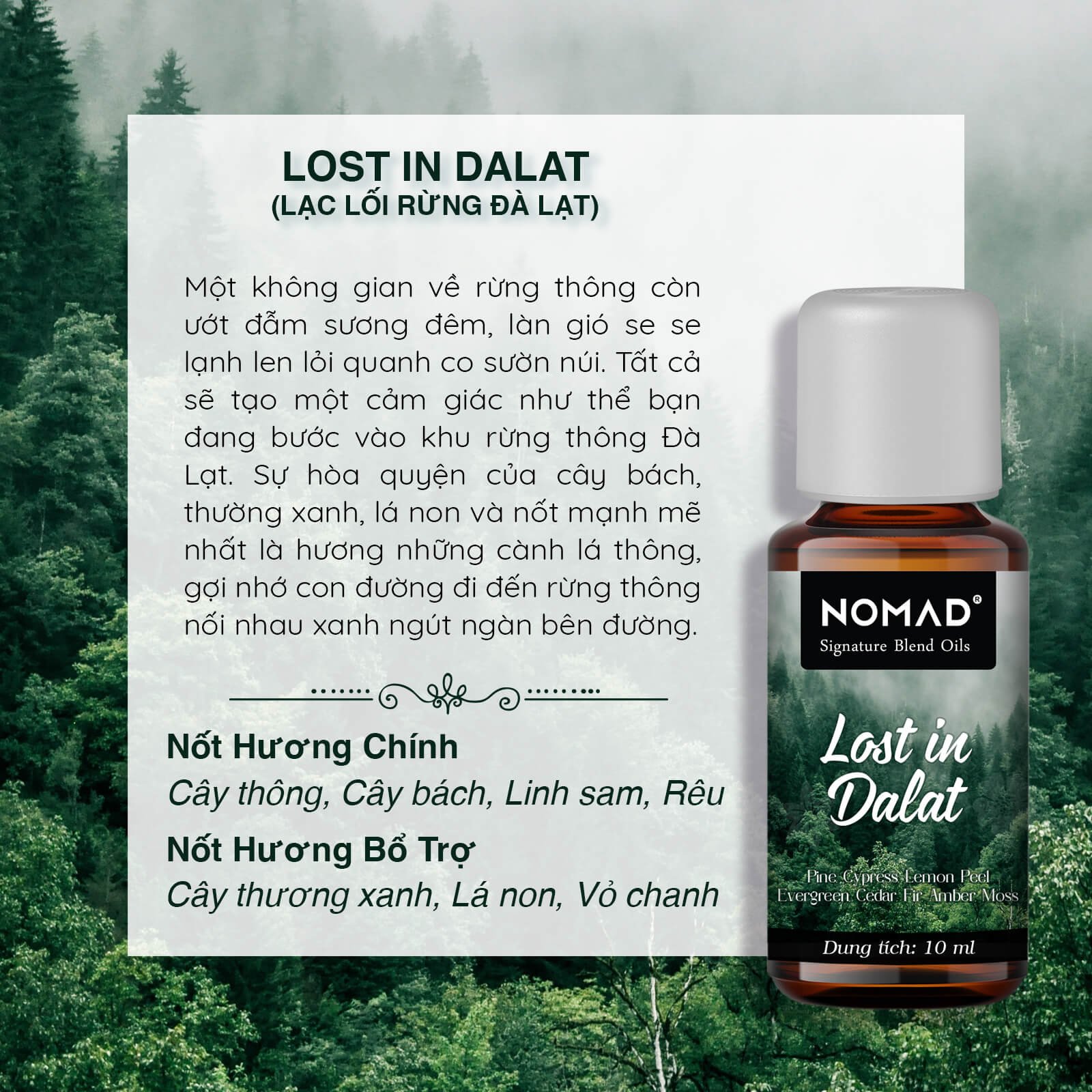 Hình ảnh Tinh Dầu Thơm Nomad Signature Blend Oils - Lost In Dalat