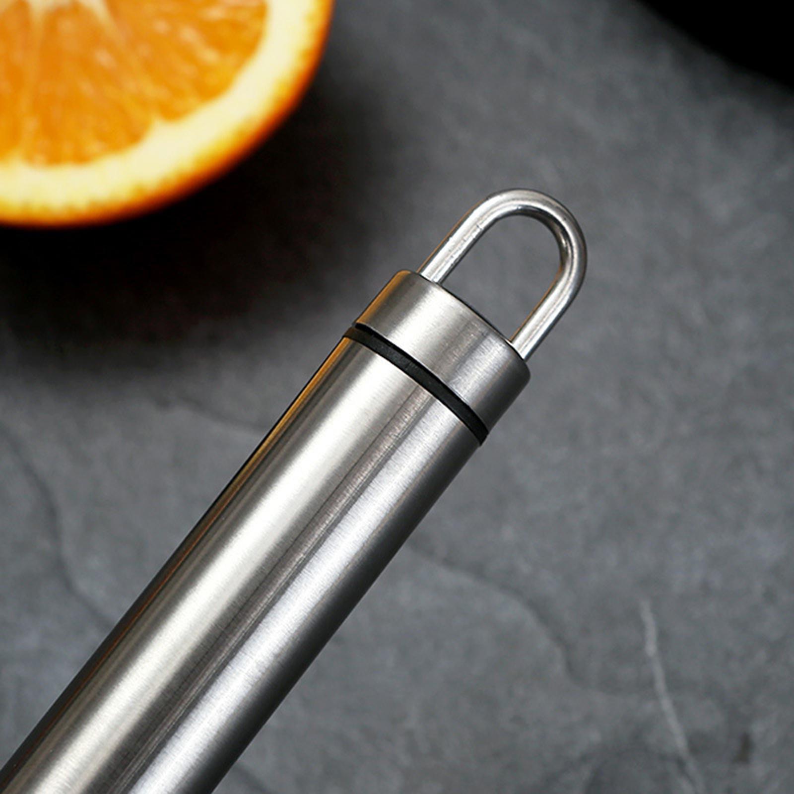 Manual Grapefruit Knife Kitchen Peeler Long Handle for Fruit Curved Lemon