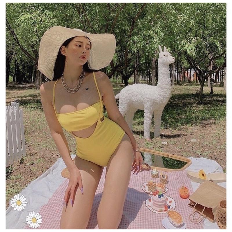 Bikini form ống vàng cách điệu sexy siêu đẹp