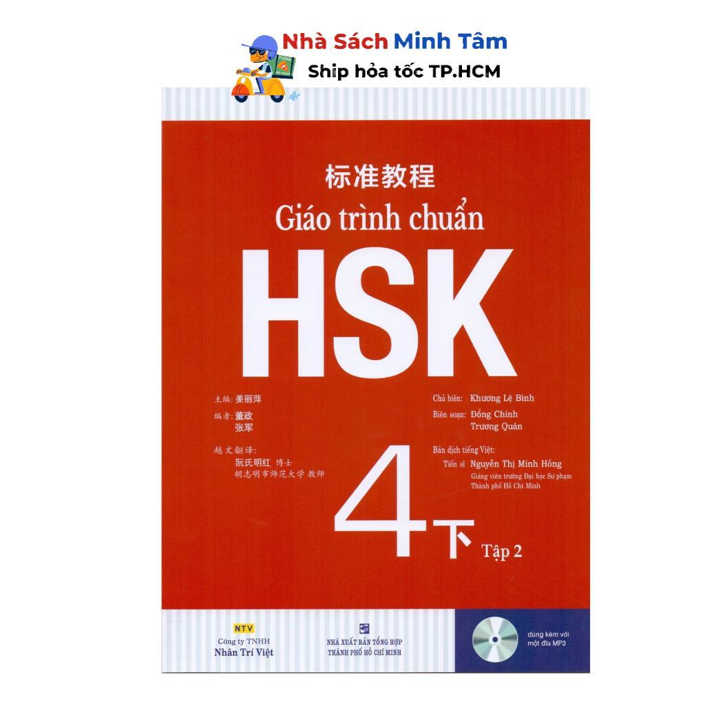 Sách - Giáo Trình Chuẩn HSK 4 Bài Học - Tập 2 - Nhân Trí Việt