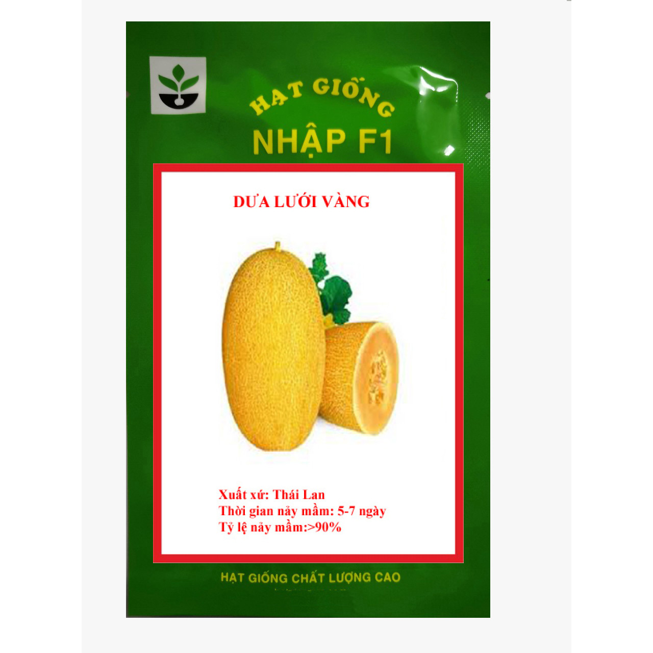 Gói 30 hạt giống dưa lưới vàng