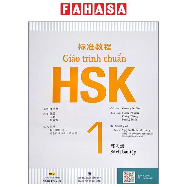 Giáo Trình Chuẩn HSK 1 - Sách Bài Tập