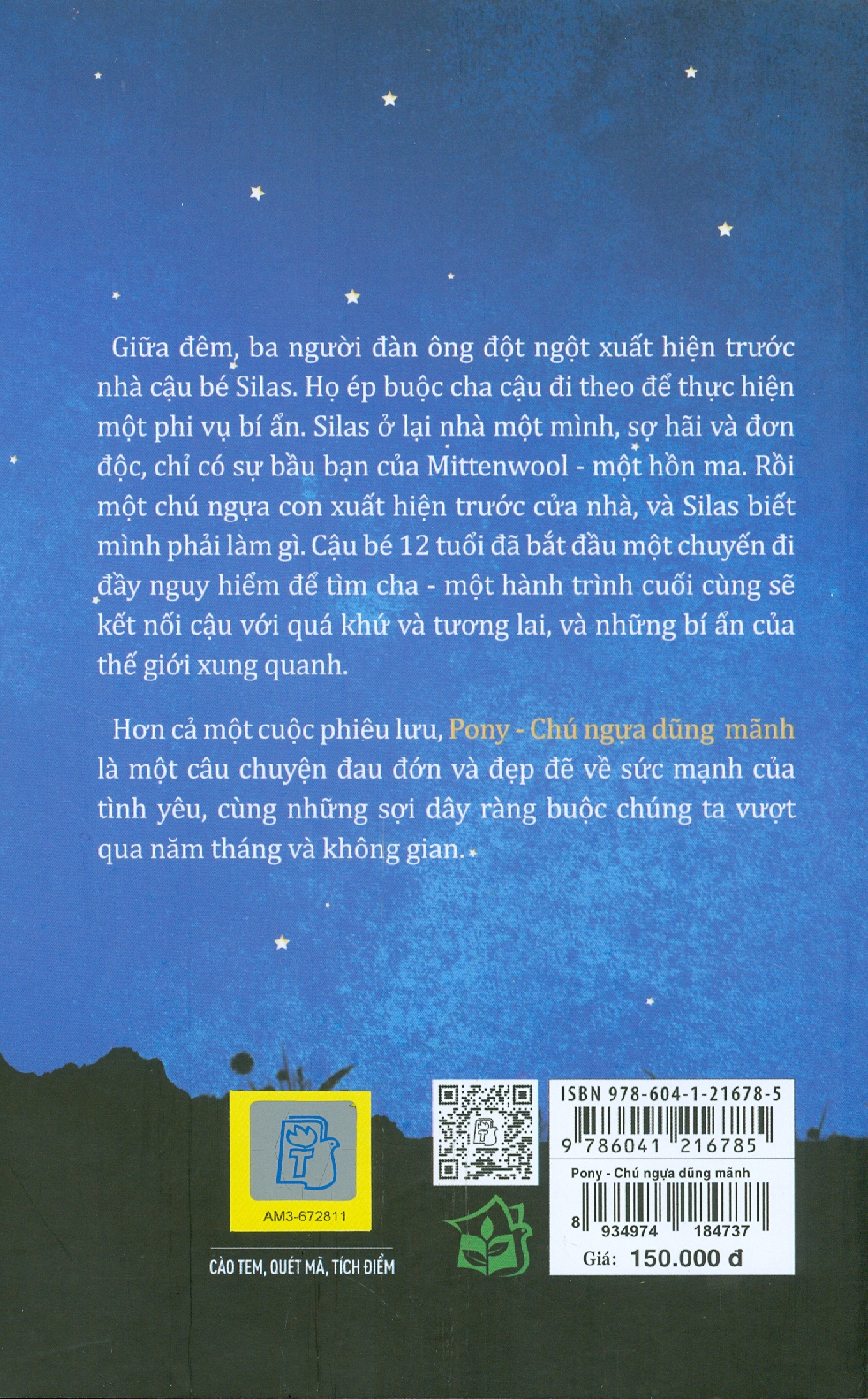 PONY CHÚ NGỰA DŨNG MÃNH – R.J.Palacio – Hồng Quyên dịch – NXB Trẻ (Bìa mềm)