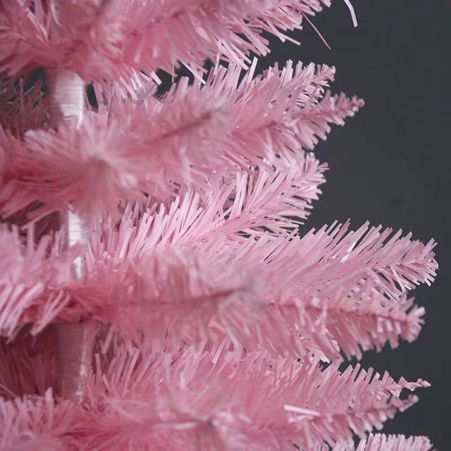 Cây thông noel màu hồng 60cm tặng kèm chữ Merry Christmas trang trí phòng sảnh cho nhà và cty văn phòngGnG