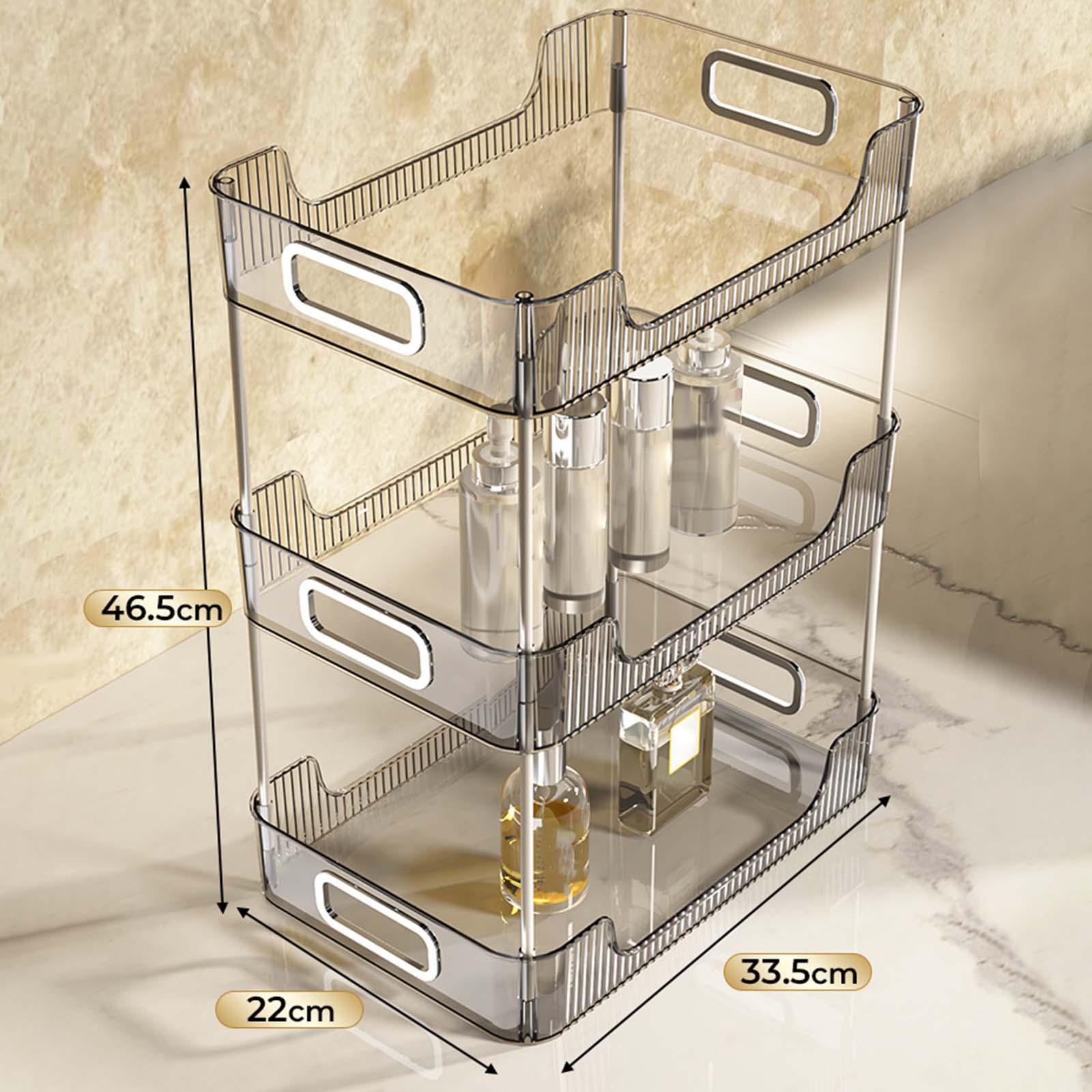 Cosmetic Storage Rack Organizer Shelf for Kitchen Home Pantry Countertop
