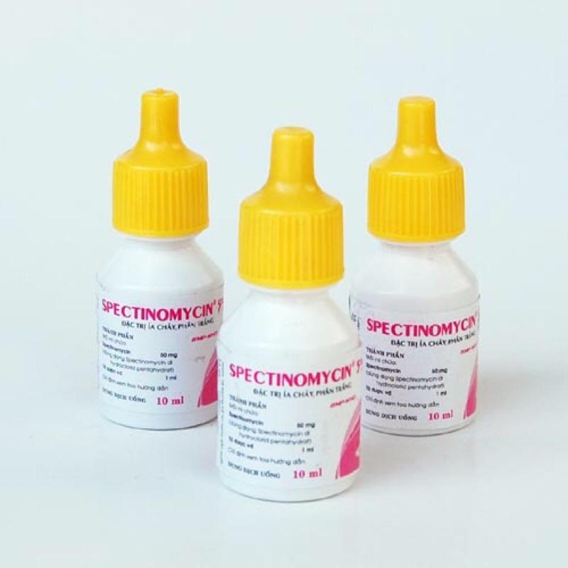1 lọ SPECTINOMYCIN 5% spec đỏ đặc tri đi ngoài phân trắng