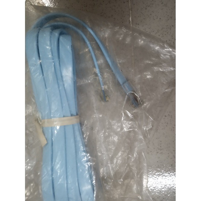 Cáp Cisco đời mới 72-1259, cáp dẹp hai đầu RJ45, dùng để cấu hình Router, Switch, Firewall Cisco - Hàng nhập khẩu