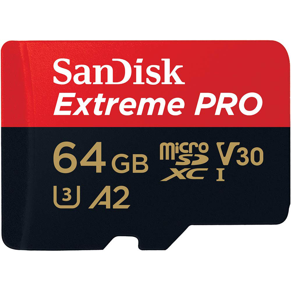 Thẻ Nhớ MicroSDXC SanDisk Extreme Pro V30 A2 64GB 200MB/s SDSQXCU-064G (New 2022) - Hàng Nhập Khẩu