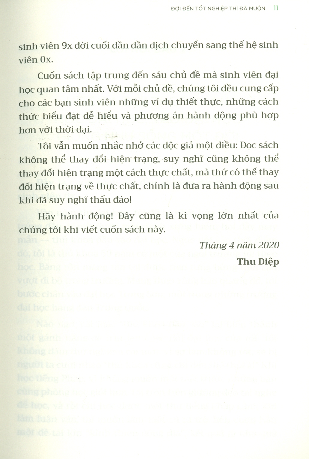 Trên Đường Trưởng Thành - Đợi Đến Tốt Nghiệp Thì Đã Muộn - Cẩm Nang Phát Triển Toàn Diện Của Sinh Viên Đại Học