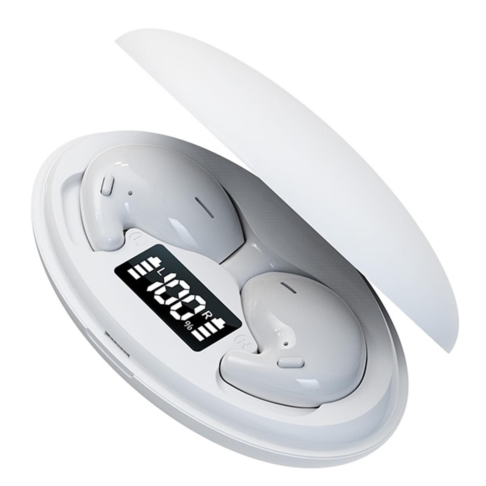 Portable earphones with 500mAh Charging Case for Sleeping Travel