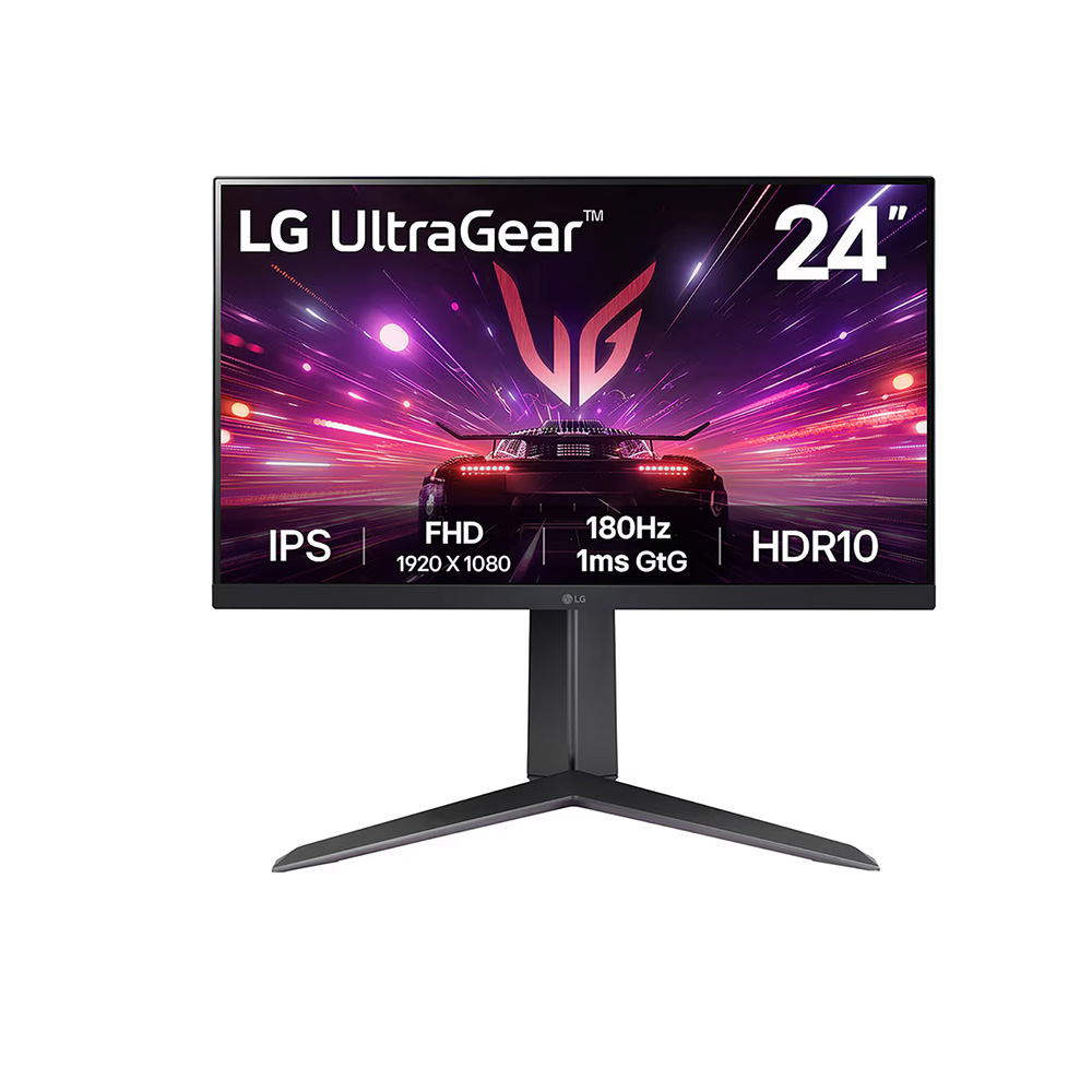 Màn Hình LCD Gaming LG UltraGear 24GS65F-B (23.8 inch/ FHD/ IPS/ 180Hz/ 1ms/ Chân Xoay) – Hàng Chính Hãng