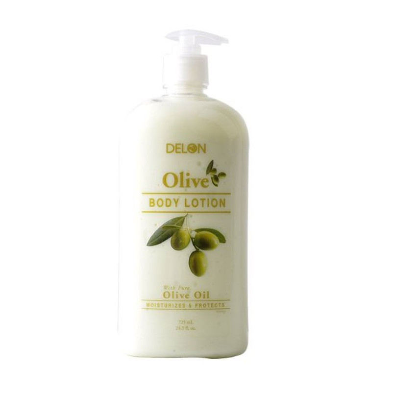 Sữa dưỡng thể DELON chiết xuất từ tinh dầu Olive dung tích 725ml - Lotion Olive DELON 725m