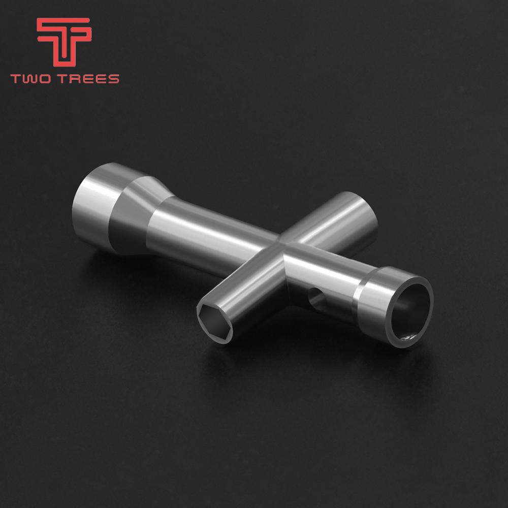 Twotrees E3D Vòi Phun Mini Cờ Lê M2 M2.5 M3 M4 Vít Đai Ốc Lục Giác Chéo Cờ Lê Tay Ổ Cắm Mô Hình Bảo Trì Bánh Xe Dụng Cụ