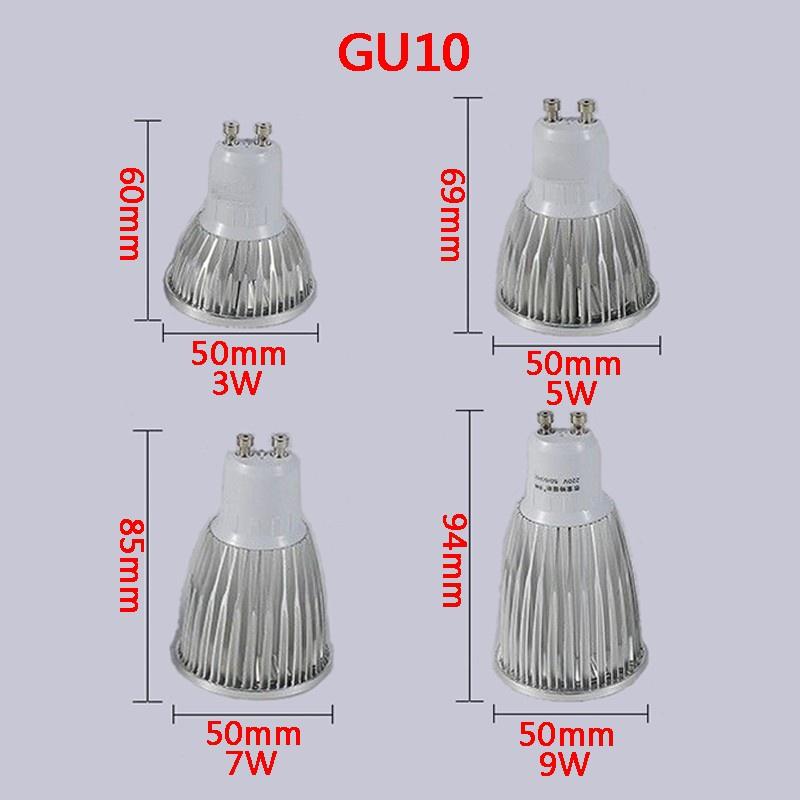 Bóng đèn LED COB MR16 GU5.3 GU10 E27 E14 AC 220V AC/DC 12V 3W 5W 7W