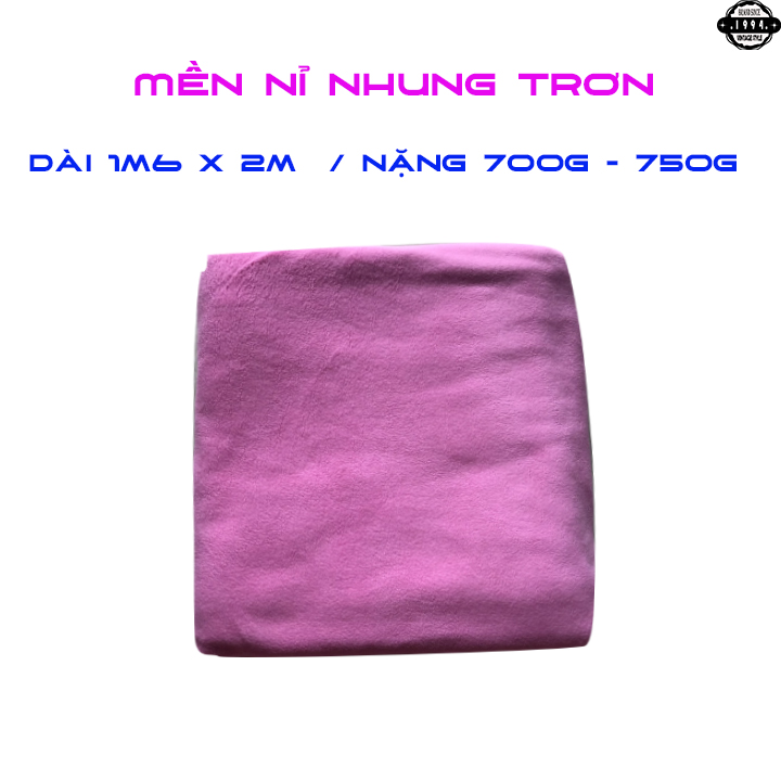 Mền chỉ len trơn 1m6 x 2m / 750g - 800g