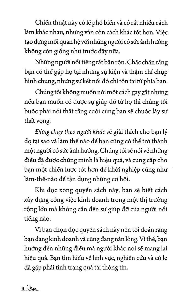 Đừng Chạy Theo Người Khác