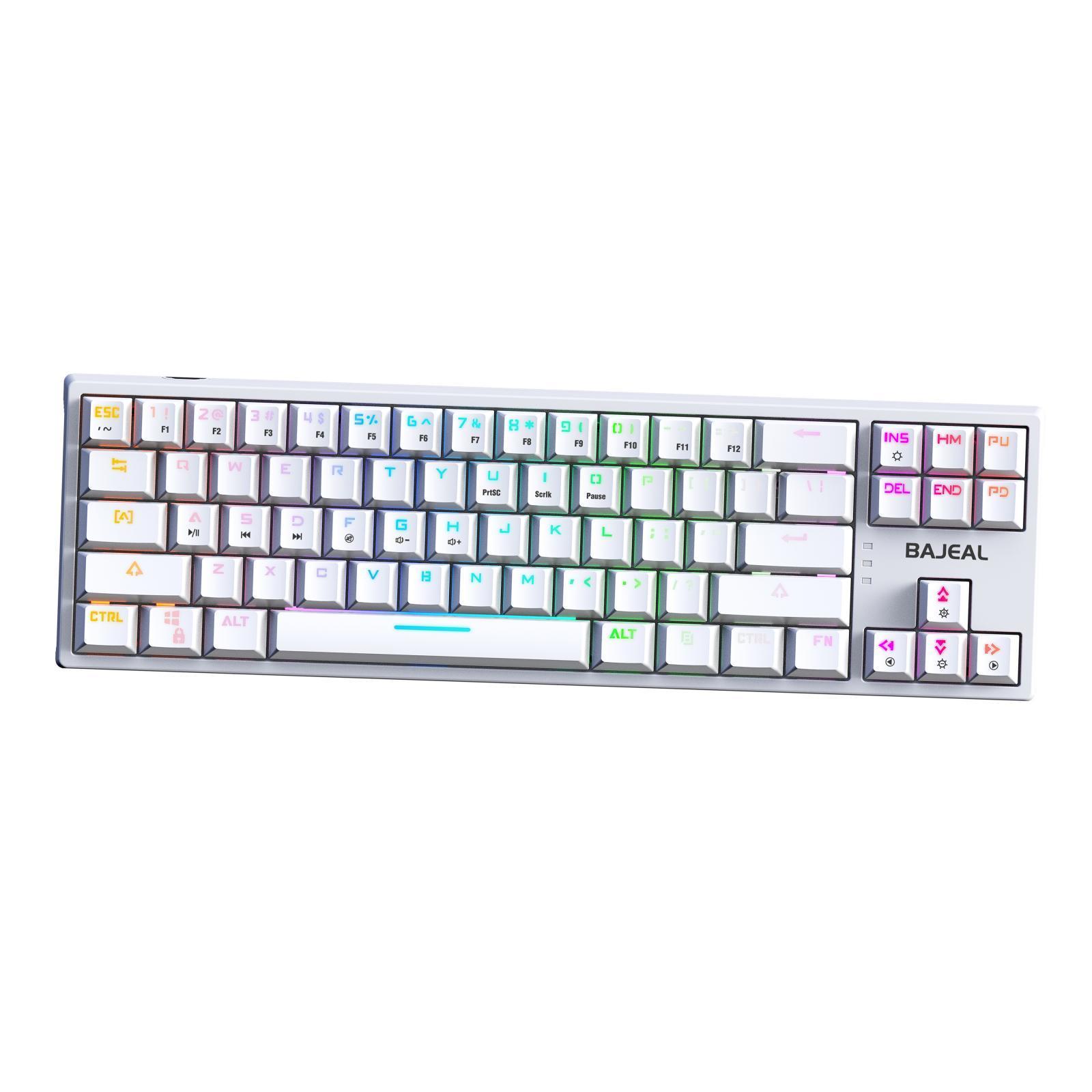 Wired Mechanical Gaming Keyboard Laptop White