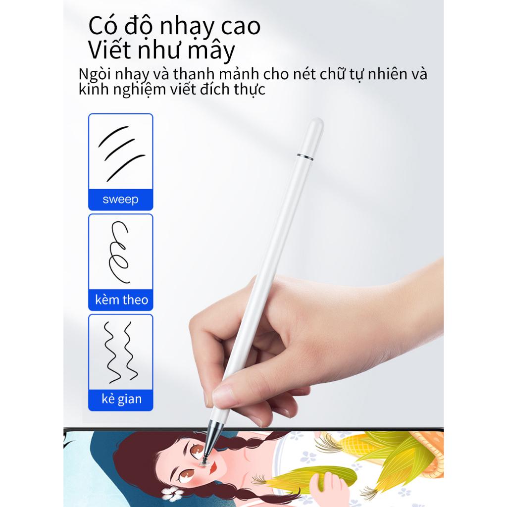 [HÀNG CHÍNH HÃNG GOOJODOQ] CD3217 - Bút cảm ứng Đa Năng Stylus Pencil phổ quát 2 in 1 dành  cho Android/Ipad/HUAWEI/Xiaomi pad Tương thích hầu hết các thiết bị