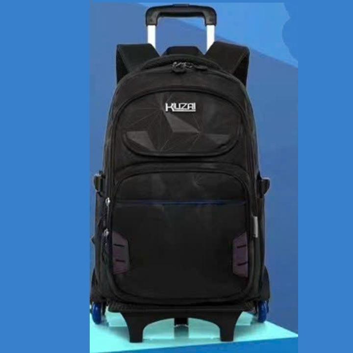Ba Lô Đi Học Có Bánh Xe Kéo Tấm Lót Thời Trang Cho Bé Trai