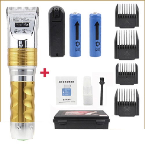 Tông Đơ Cắt Tóc 2 Pin HUERBO F10 Cao Cấp MÁY CHẠY ÊM  - Tăng Đơ Hớt Tóc Tạo Viền