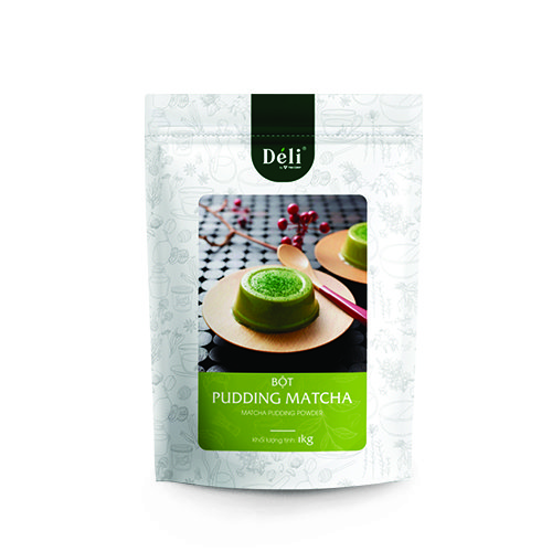 Pudding matcha Déli - Túi 1Kg