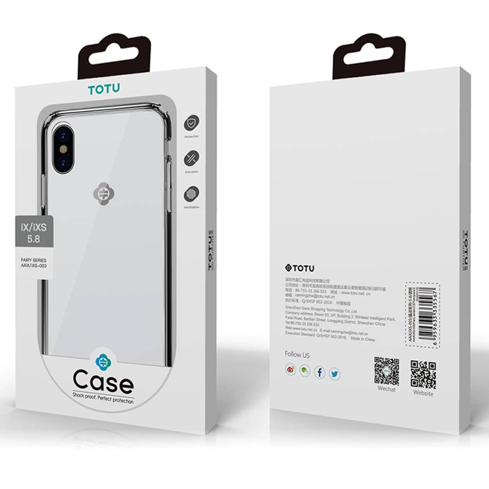 Ốp lưng chống sốc trong suốt cho iPhone XR có gờ bảo vệ camera Hiệu Totu Fairy Series - Hàng chính hãng