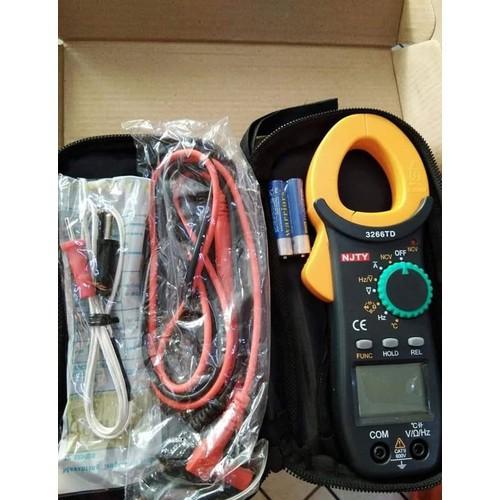 Ampe kìm dòng NJTY 3266TD Đo Tụ,Tần Số, Nhiệt Độ
