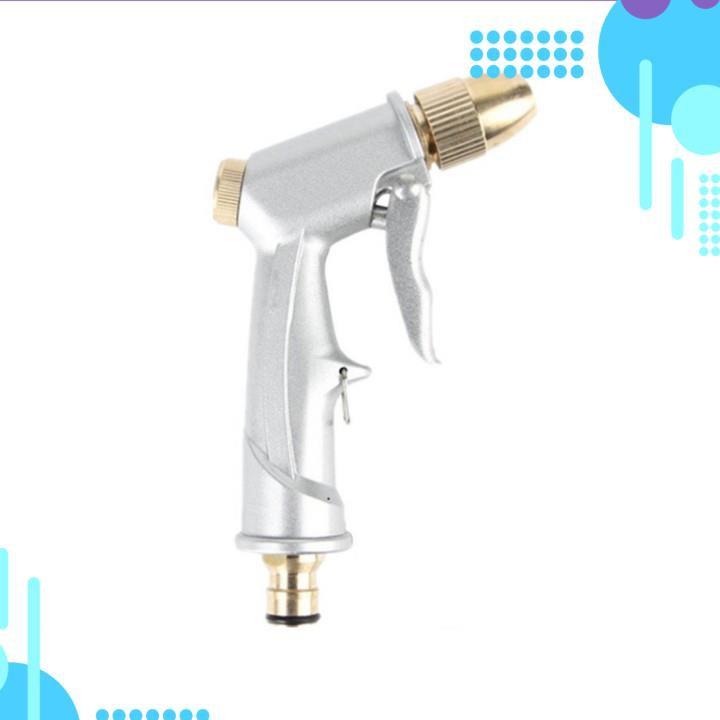 Bộ dây vòi xịt nước rửa xe, tưới cây . tăng áp 3 lần, loại 7m, 10m 206701 đầu đồng, cút, nối đen