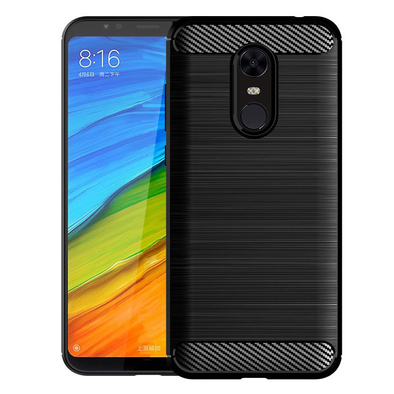 Ốp Lưng Chống Sốc Vân Cabon Cho Điện Thoại Xiaomi Redmi 5 Plus