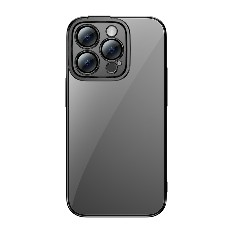 Ốp lưng viền màu mạ crom cho iPhone 14 Pro Max hiệu Baseus Glitter mỏng 0.6mm, chống va đập, gờ bảo vệ Camera, mạ Crom sang trọng - hàng nhập khẩu