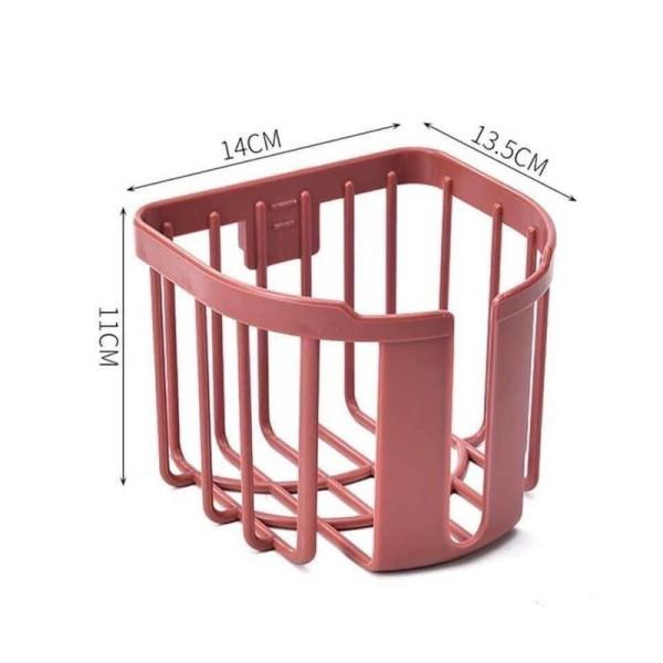 Giỏ Đựng Giấy Vệ Sinh Treo Tường - Hộp Nhựa Đựng Khăn, Giấy Vệ Sinh Phòng Tắm, Phòng Bếp