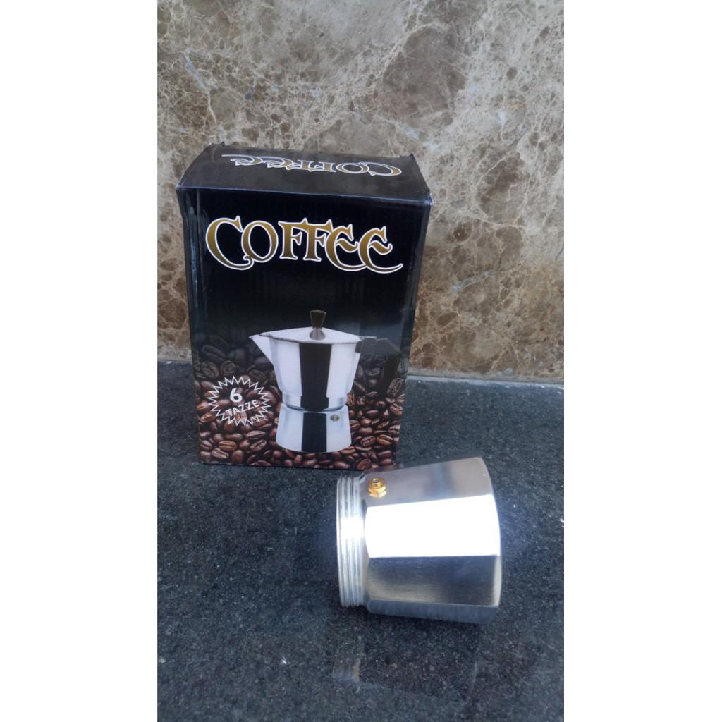 ĐÁY ẤM CAFE MOKA 300ml - ĐÁY BÌNH MOKAPOT 6 CUP NHÔM