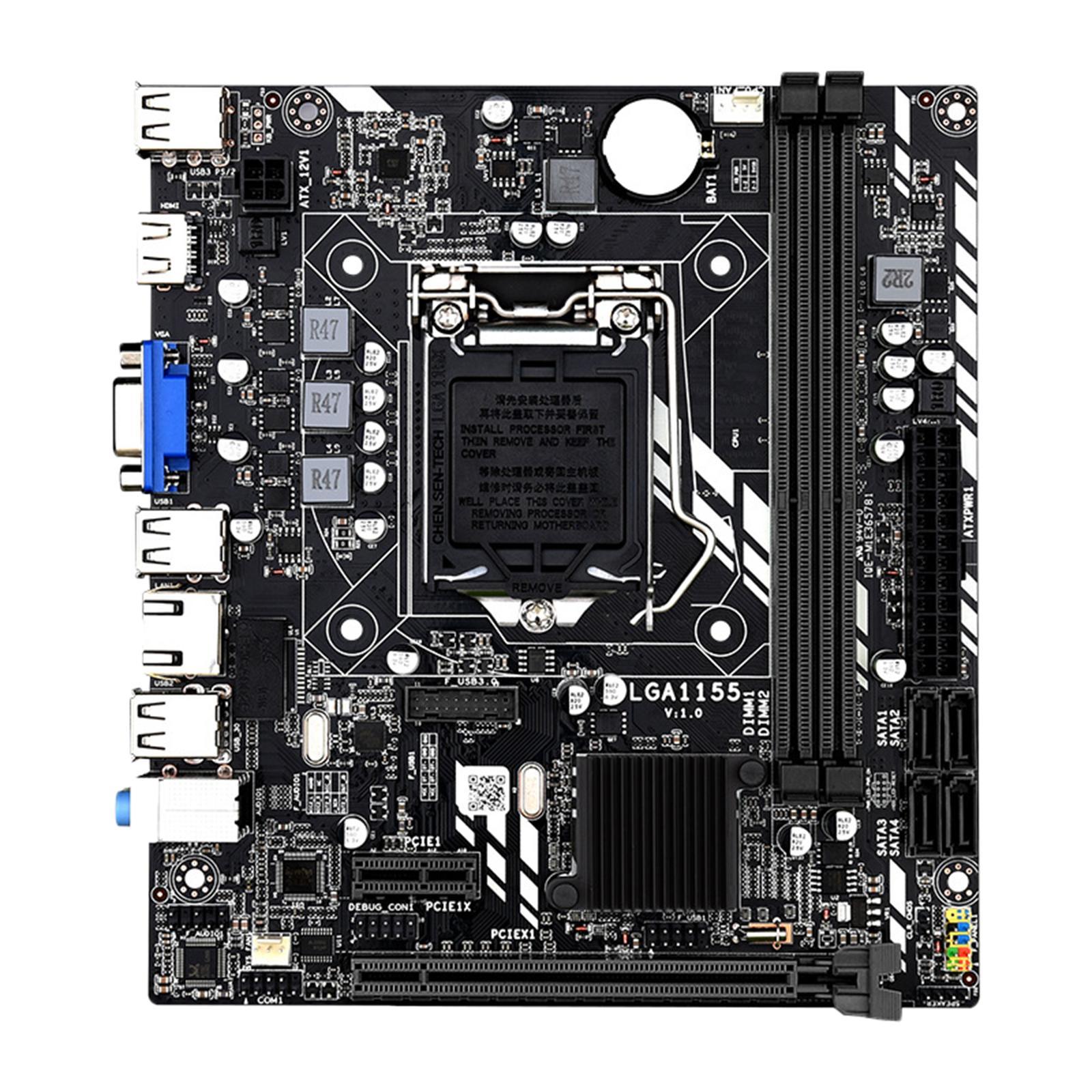 H61M Desktop Computer Motherboard VGA+ Support LGA 1155 Spare Parts