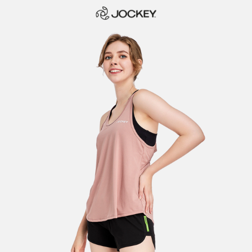 Áo Tank top nữ Jockey Activewear Basic chất liệu Polyester chống nhăn  - 1005