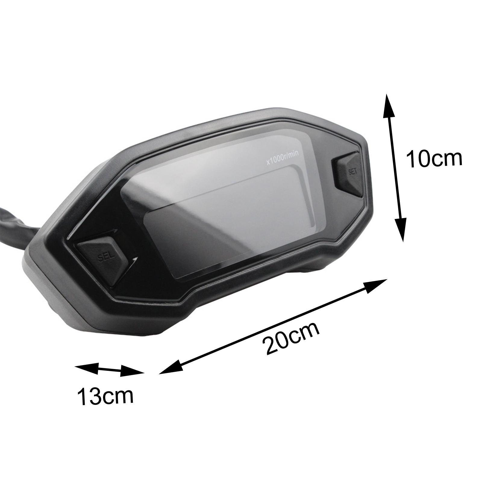 Motorcycle LCD Digital Universal DC 12V Accessories