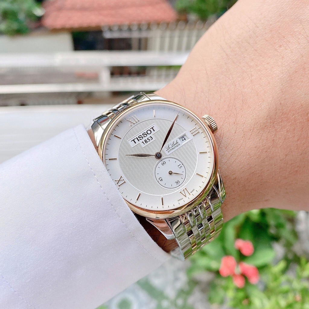 Đồng Hồ Cơ Nam Tiissot 1853 Le Locle Automatic T006.428.11.038.01 ,Lịch ngày-Máy cơ-Dây kim loại-Size 40mm- Cung Cấp Bởi AmandaC Life