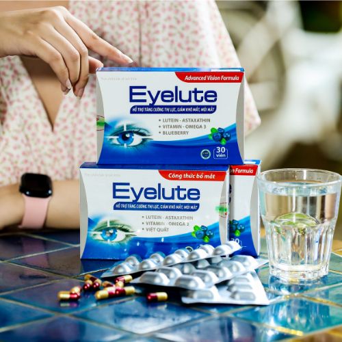 Viên uống bổ mắt hỗ trợ tăng cường thị lực, giảm khô mắt, mỏi mắt - EYELUTE (30 viên)