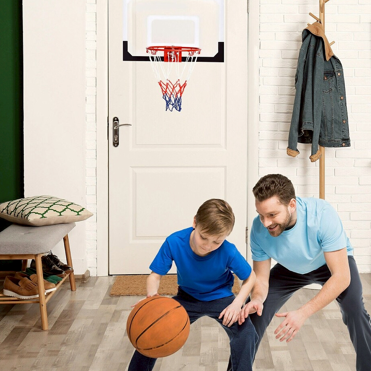 Đồ Chơi Bóng Rổ  S011 Trẻ Em Cho Bé Bảng rổ bóng rổ