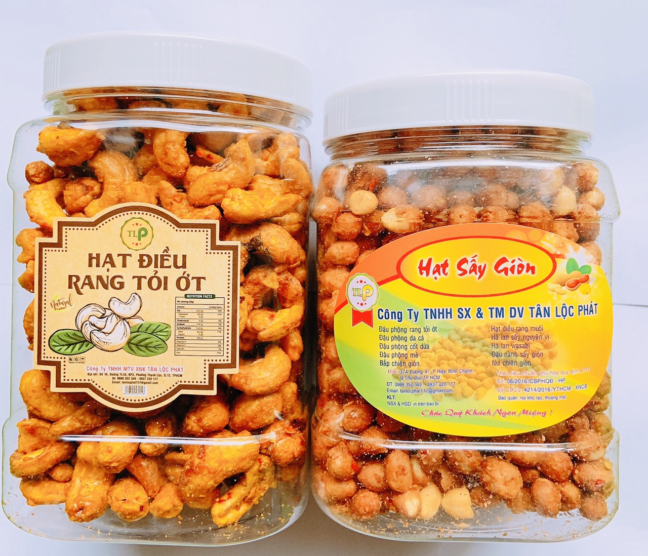 HẠT ĐIỀU RANG MUỐI A CỒ CHẤT LƯỢNG TÂN LỘC PHÁT - 250G