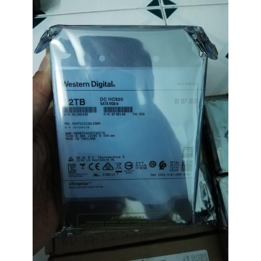 Ổ cứng chuyên dụng cho Sever, Nas Ultrastar DC HC520 12TB