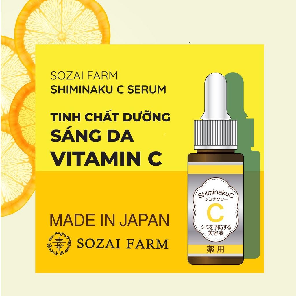 Serum dưỡng da Shiminaku C Sozai Farm Nhật Bản 20ml