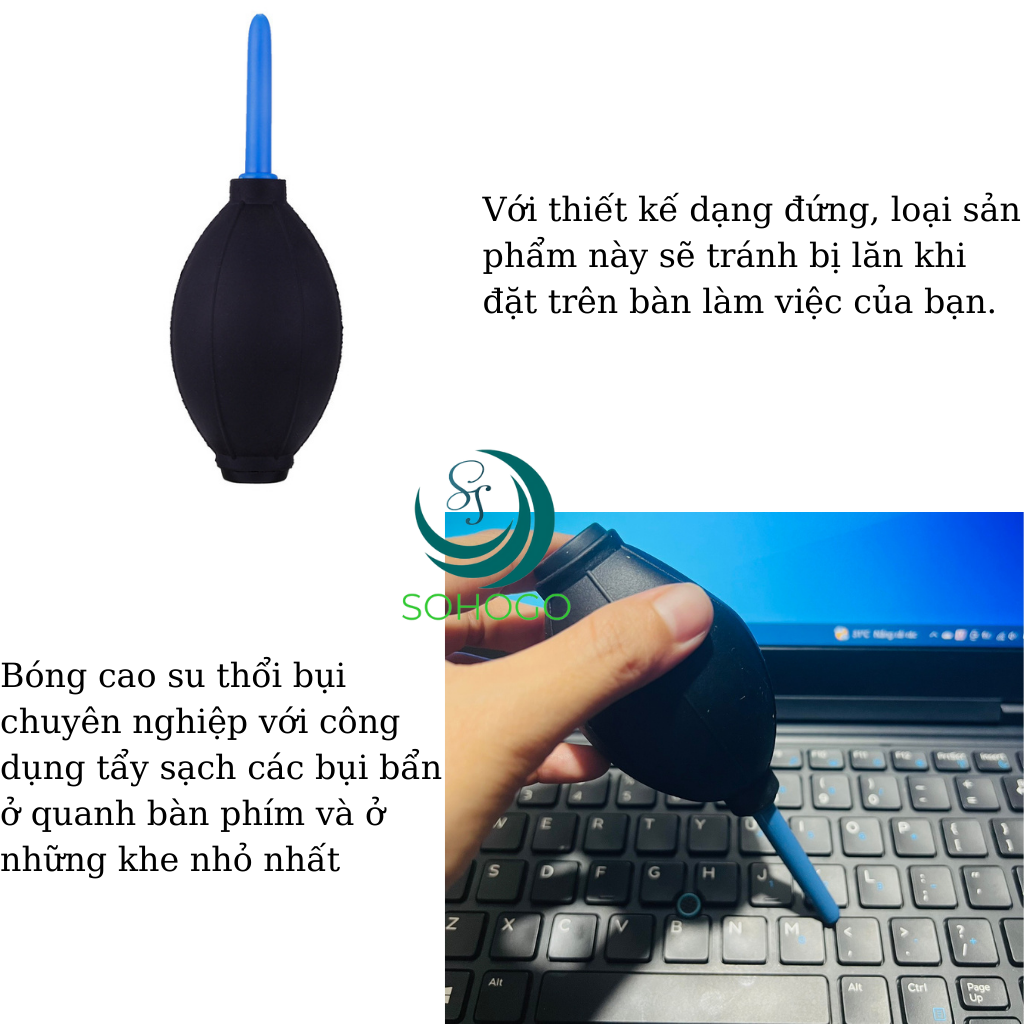 Bộ vệ sinh máy tính, laptop  cao cấp đa năng 6 món- Dụng cụ vệ sinh 6 in 1 dành cho Macbook, máy ảnh,ống kính/lens, màn hình, bàn phím, điện thoại...Hàng nhập khẩu