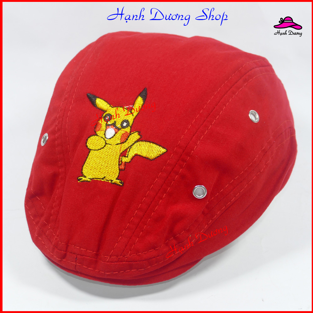 Nón beret trẻ em Pikachu, phong cách dễ thương, năng động cho bé yêu - Hạnh Dương