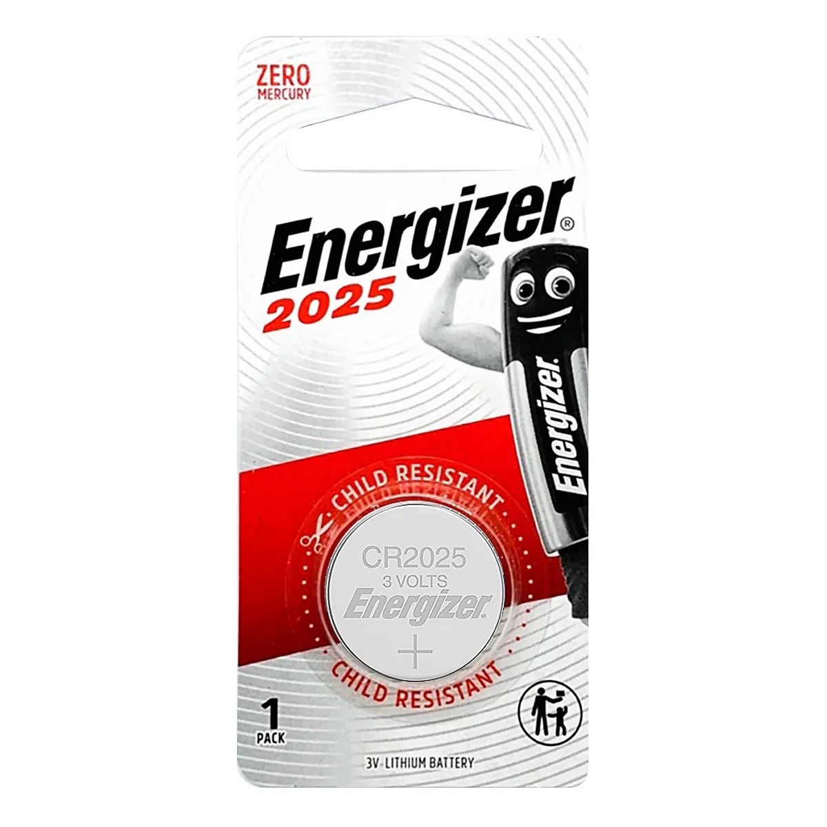 Pin Cr2025 Energizer 3V (3 vỉ)